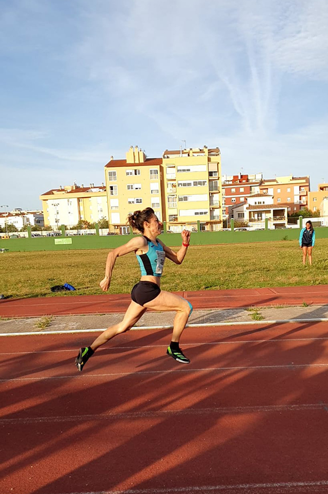 Control de pista de atletismo-Lita López