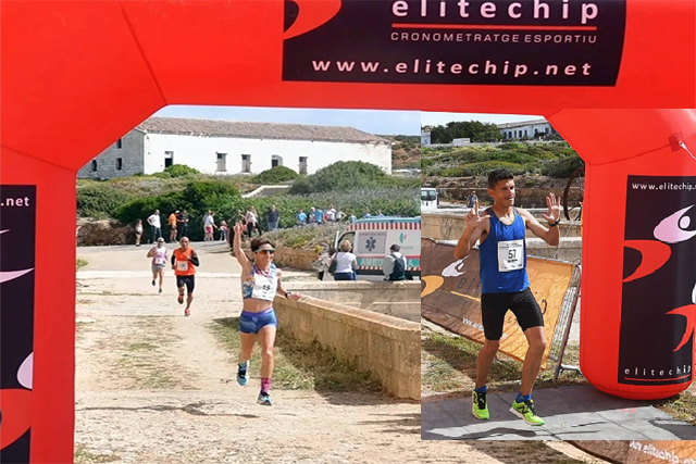 María Pallicer-Juan Moreno ganadores de la tradicional ‘Cursa de La Mola’