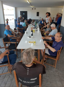 Dinar santjoaner de serrans en el Club Nàutic Ciutadella