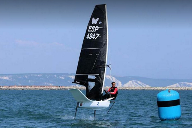 Joan Cardona- Open del Reino Unido de veleros tipo ‘moth’