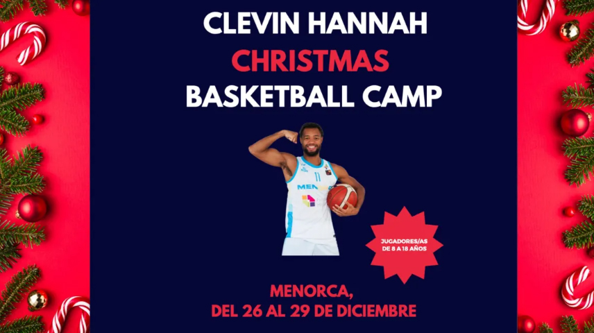 Cartel Campus Navidad de básquet