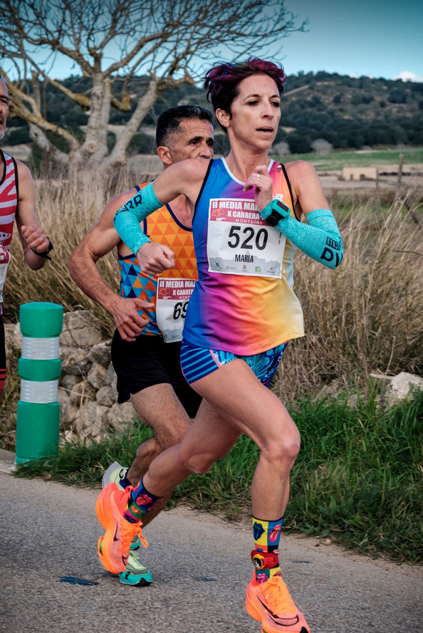 Maria Pallicer máster 45 - 10 kilómetros y media maratón Montuiri