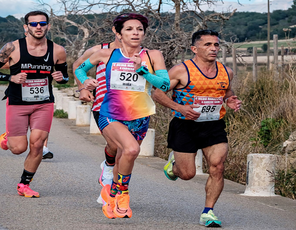 Maria Pallicer máster 45 - 10 kilómetros y media maratón Montuiri