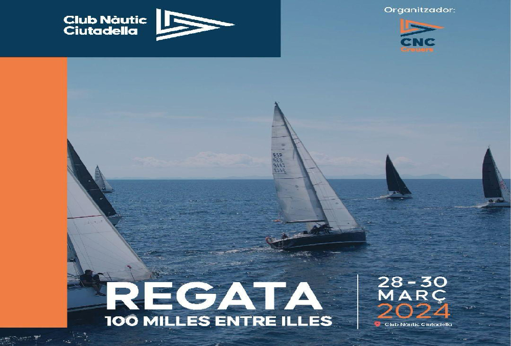 Regata 100 MIlles entre Illes -Cartel 2024