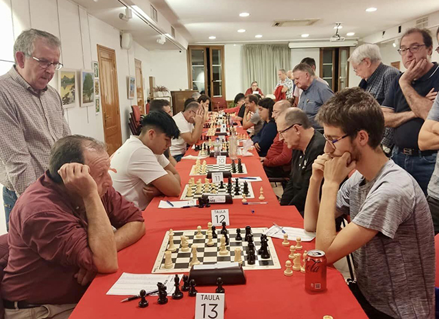 Tercera jornada del campionat de Menorca d'Escacs