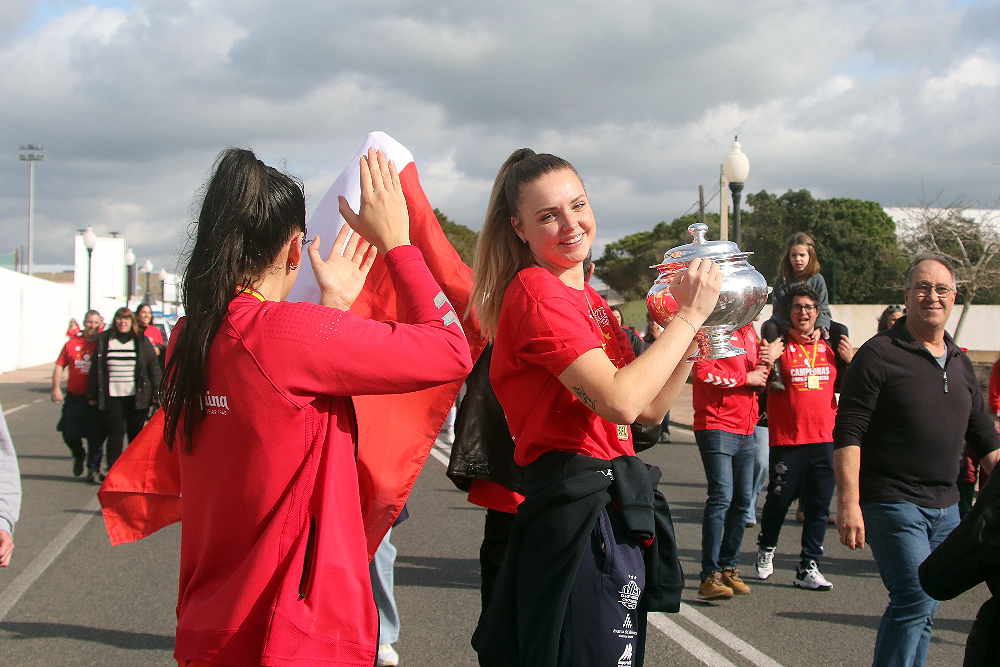Celebración Avarca de Menorca-capeonas Copa Reina 25