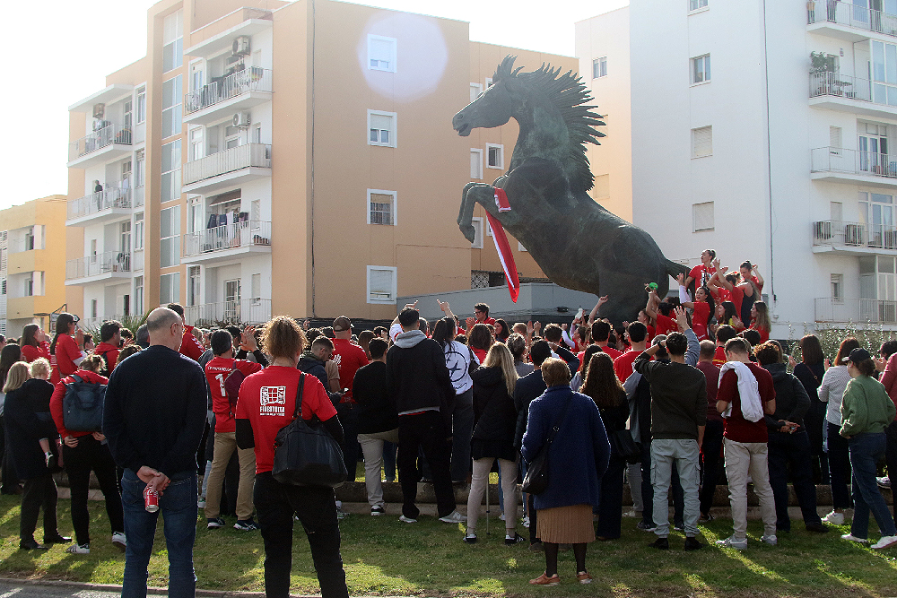 Celebración Avarca de Menorca-capeonas Copa Reina 25