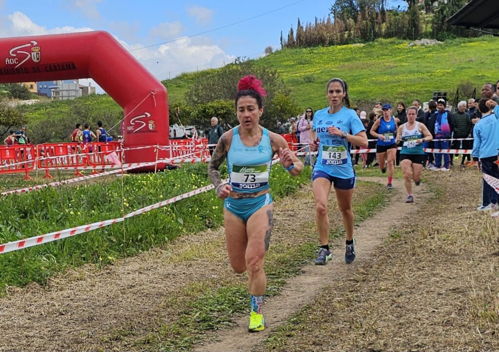 Marta Orives durant el cros