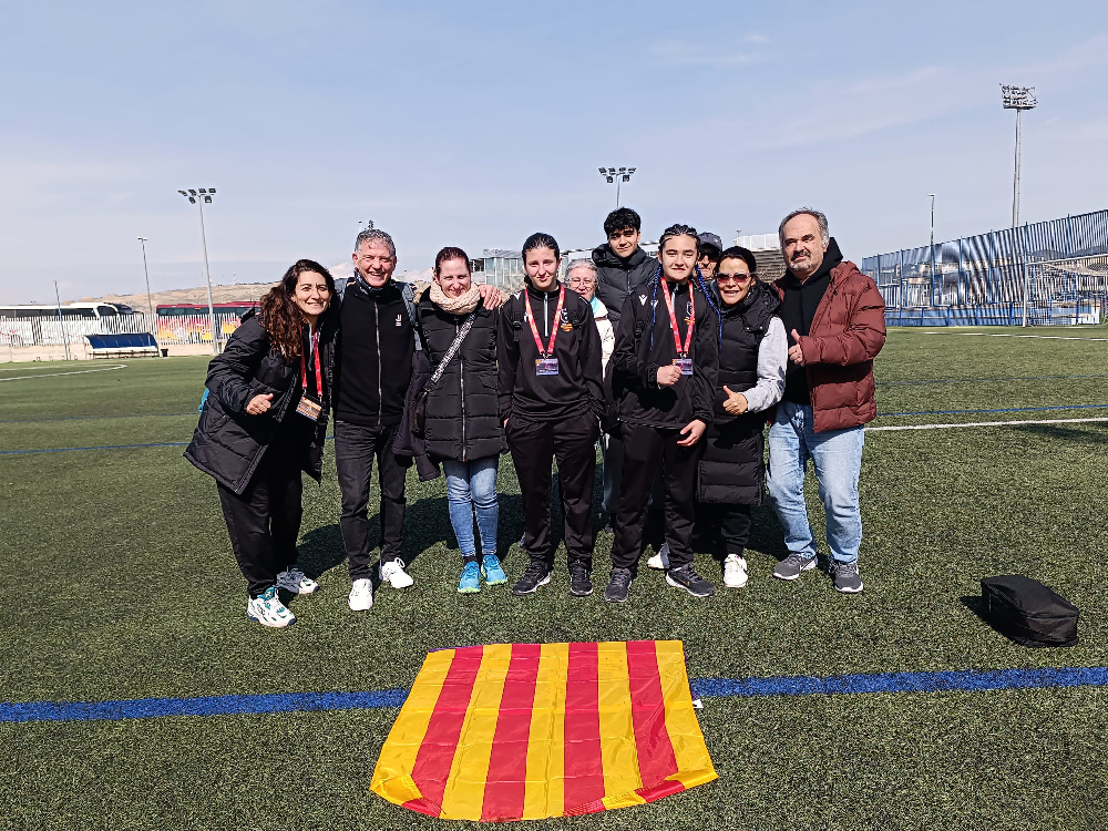 Campeonato de España de Selecciones Autonómicas de Fútbol Femenino-Con Elisa Ramos Sánchez del Sporting y Edurne Galhardo Marti del CCE Sant Lluis