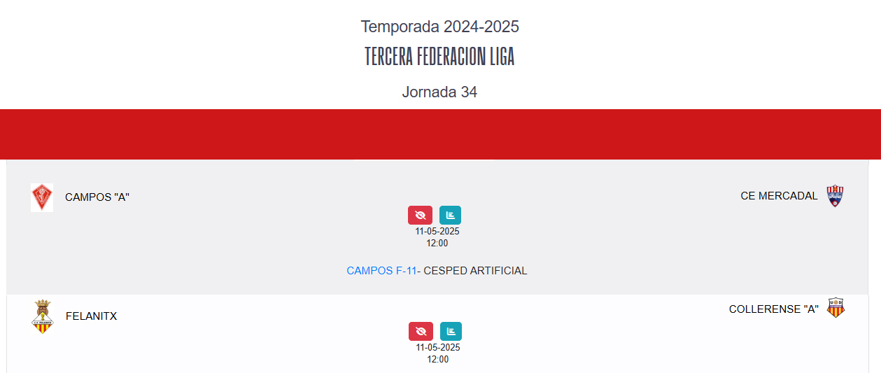 Última jornada Tercera División Balear