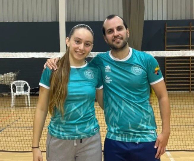 CARLOS RIUDAVETS I LUCIA ARMENDARIZ CAMPIONS BALEARS DOBLES MIXTES ABSOLUT