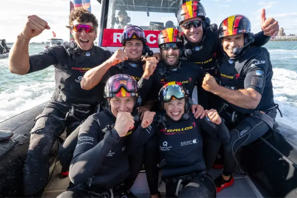 Joan Cardona y Los Gallos enlazan dos triunfos SailGP