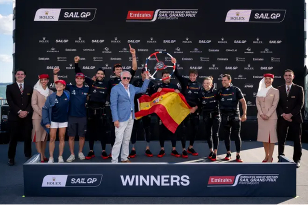 Joan Cardona y Los Gallos enlazan dos triunfos SailGP